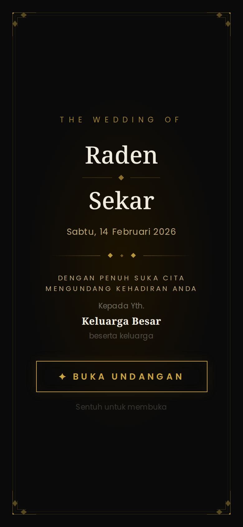Sampul Luxury Wedding